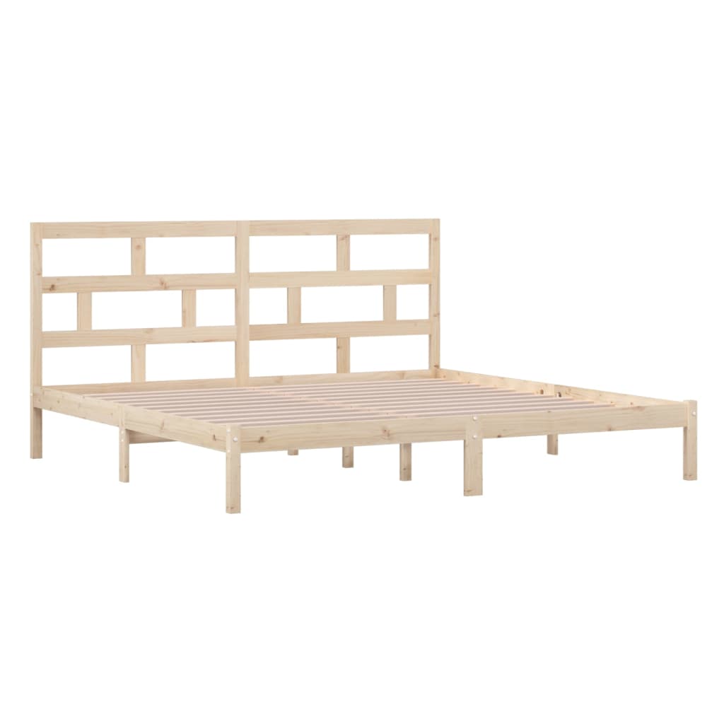 Sengeramme heltre furu 200x200 cm