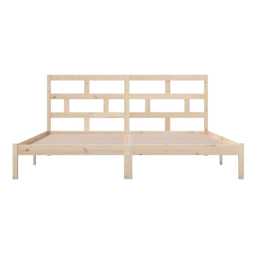 Sengeramme heltre furu 200x200 cm