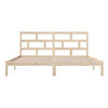 Sengeramme heltre furu 200x200 cm