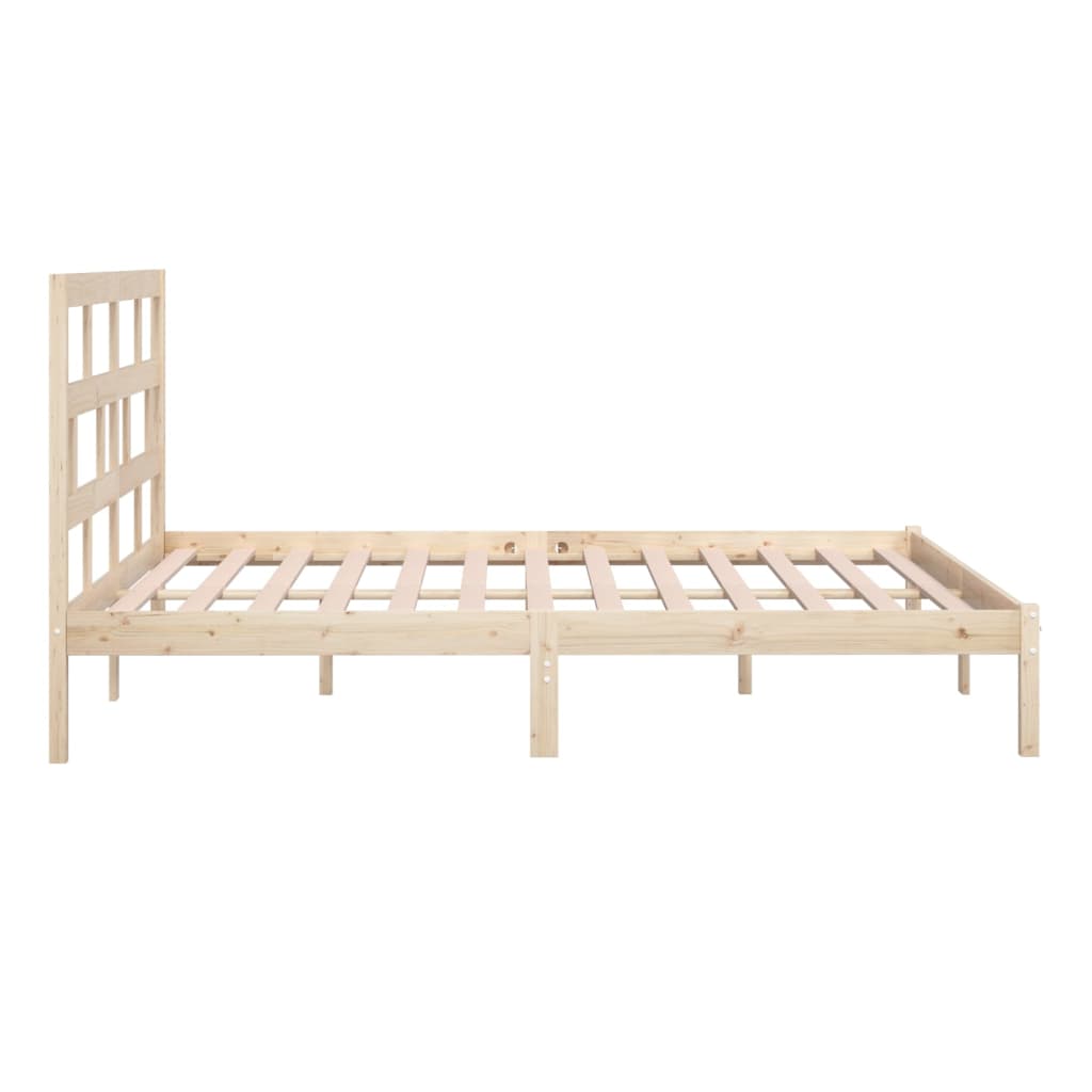 Sengeramme heltre furu 200x200 cm