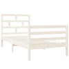 Sengeramme hvit 90x190 cm Single heltre