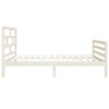 Sengeramme hvit 90x190 cm Single heltre