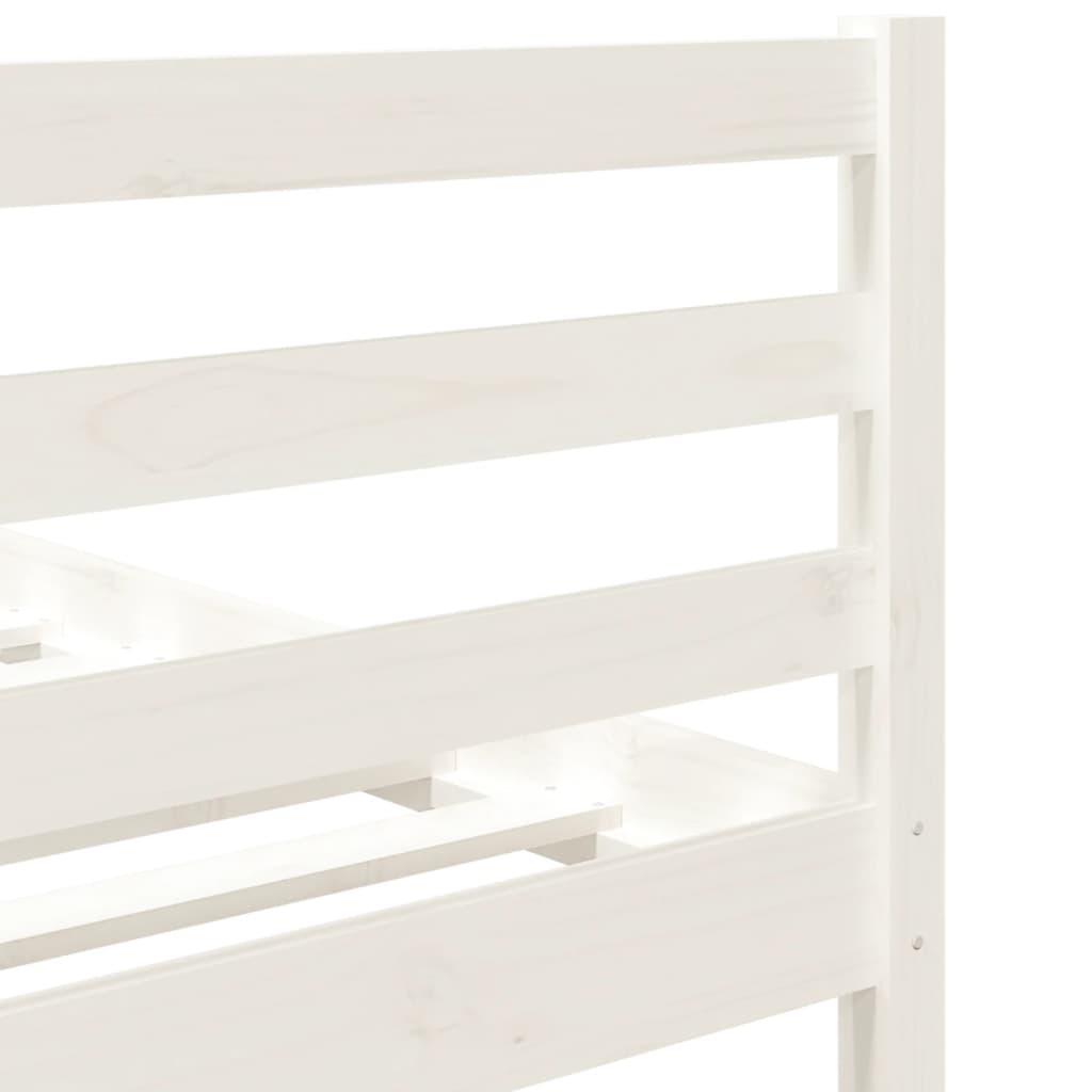 Sengeramme hvit 90x190 cm Single heltre