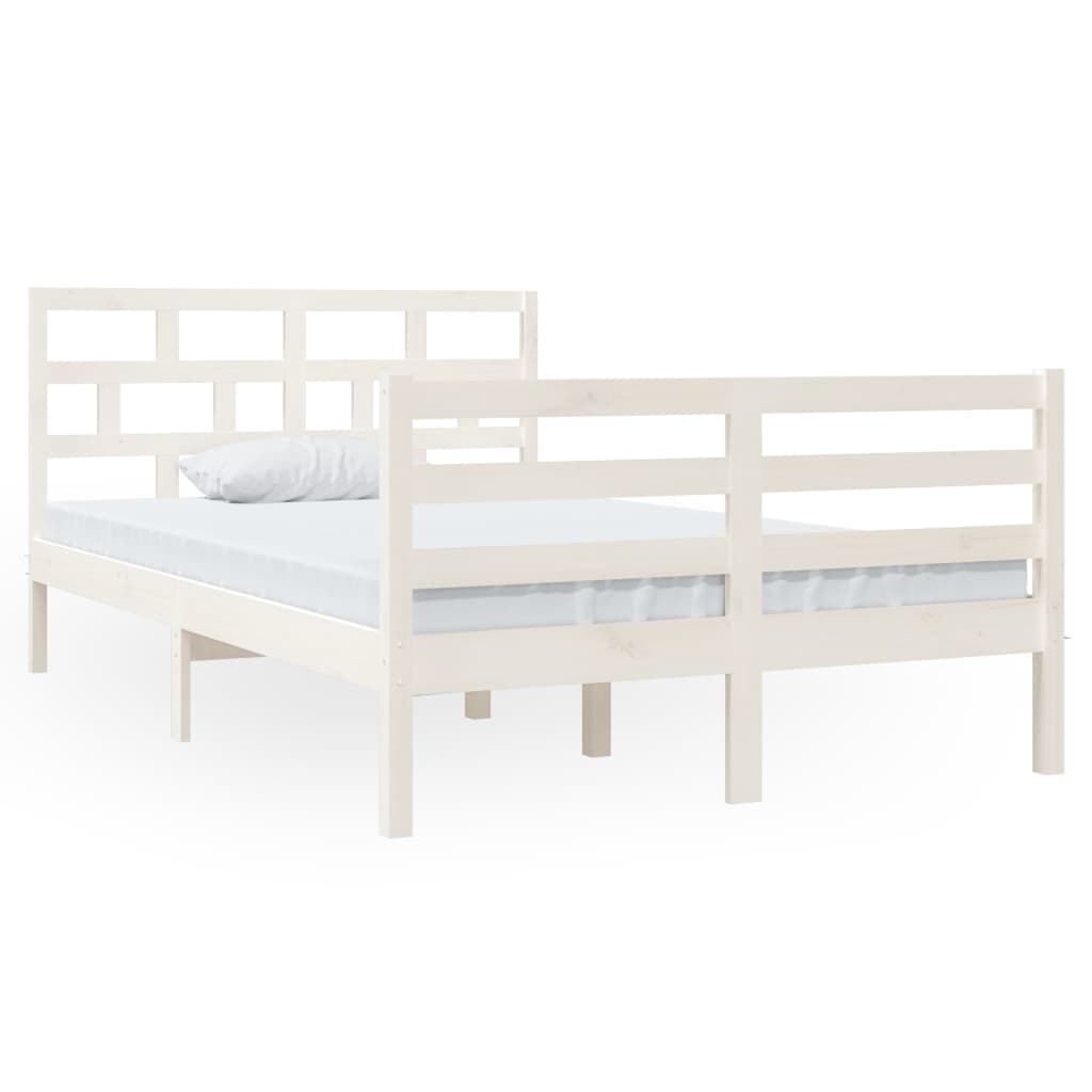 Sengeramme hvit 120x190 cm Small Double heltre