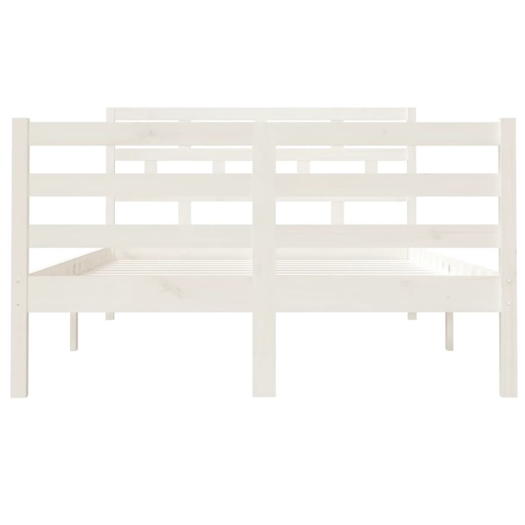 Sengeramme hvit 120x190 cm Small Double heltre