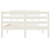 Sengeramme hvit 120x190 cm Small Double heltre