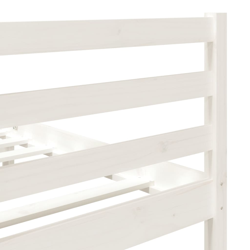 Sengeramme hvit 120x190 cm Small Double heltre
