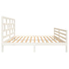 Sengeramme hvit heltre 150x200 cm King Size
