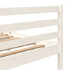 Sengeramme hvit heltre 150x200 cm King Size