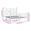 Sengeramme heltre furu 160x200 cm