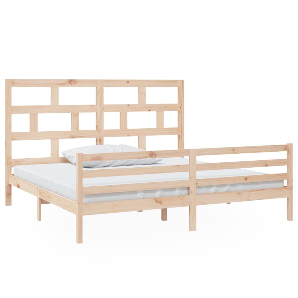 Sengeramme heltre furu 200x200 cm