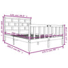 Sengeramme heltre furu 120x200 cm