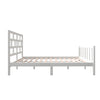Sengeramme hvit heltre furu 140x200 cm