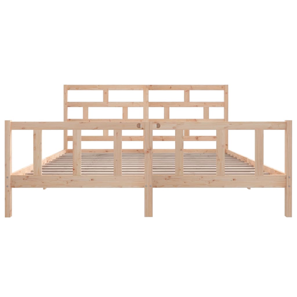 Sengeramme heltre furu 200x200 cm