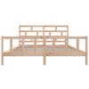 Sengeramme heltre furu 200x200 cm