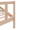 Sengeramme heltre furu 200x200 cm