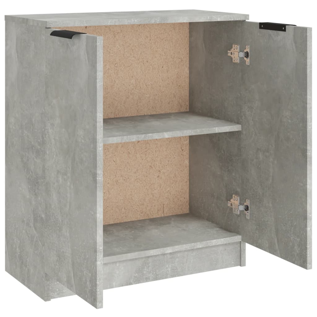 Skjenk betonggrå 60x30x70 cm konstruert tre