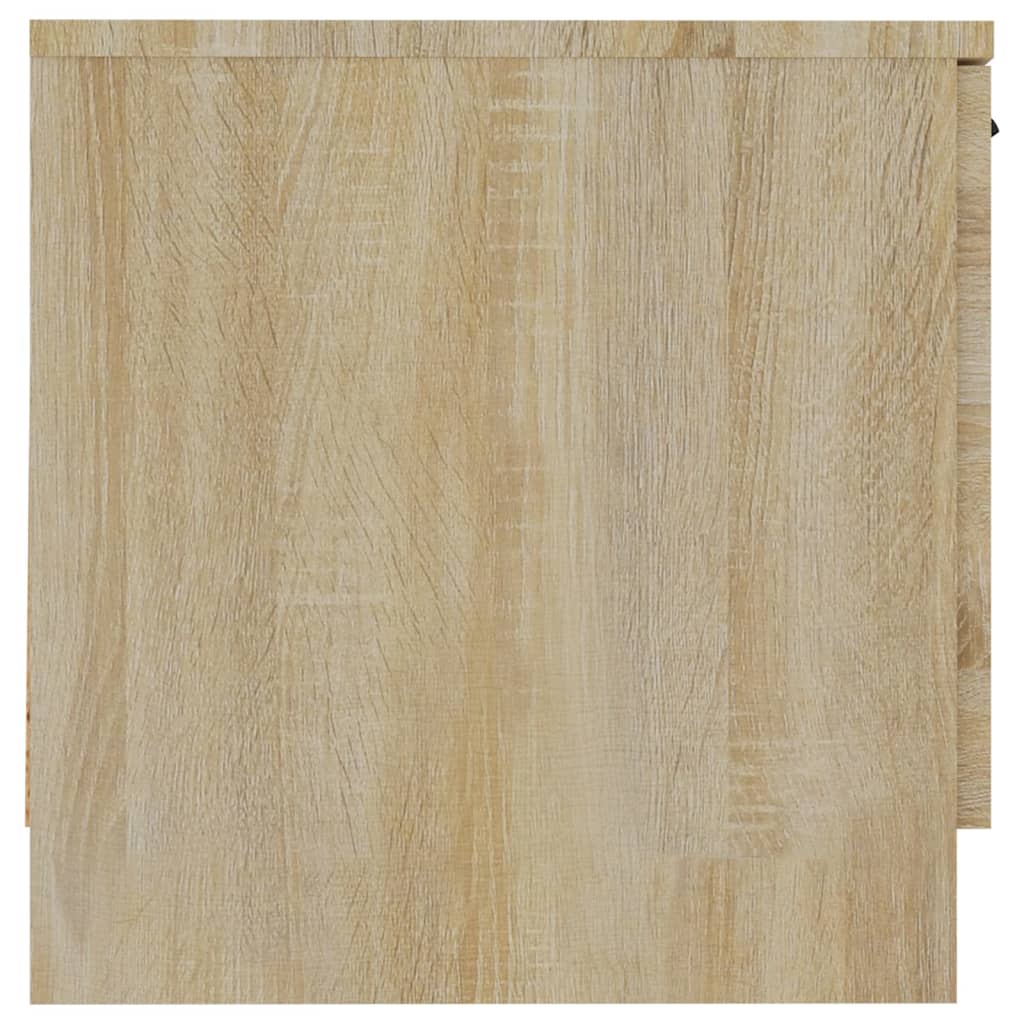 Nattbord 2 stk sonoma eik 40x39x40 cm