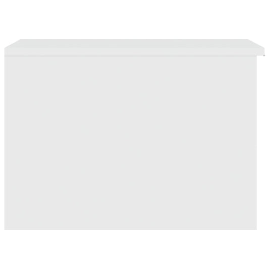 Salongbord hvit 50x50x36 cm konstruert tre