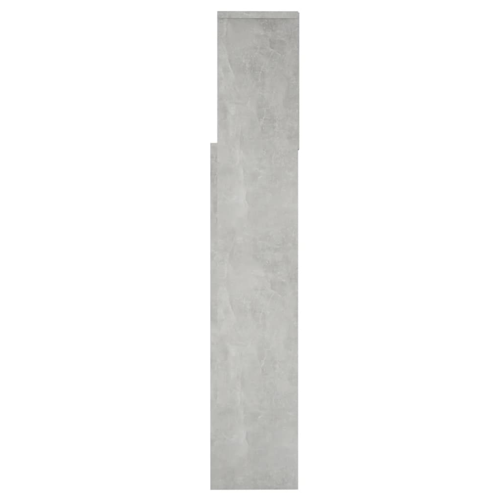 Sengegavlskap betonggrå 160x19x103,5 cm