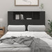Sengegavlskap svart 120x18,5x102,5 cm