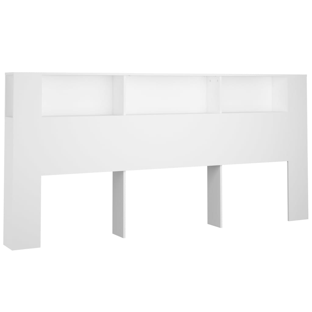 Sengegavlskap hvit 220x18,5x104,5 cm