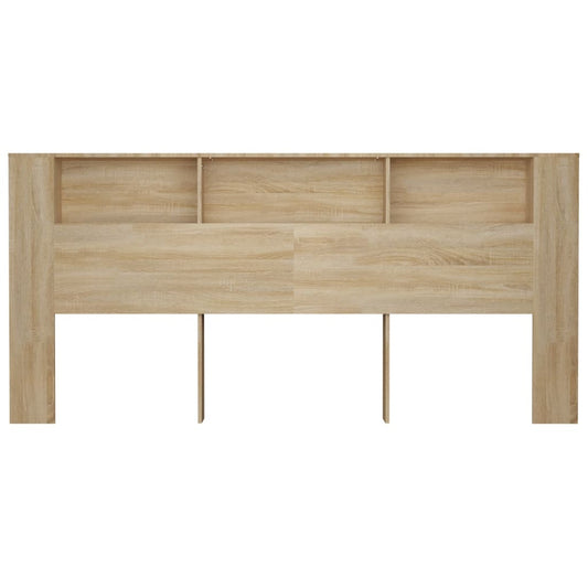 Sengegavlskap sonoma eik 220x18,5x104,5 cm