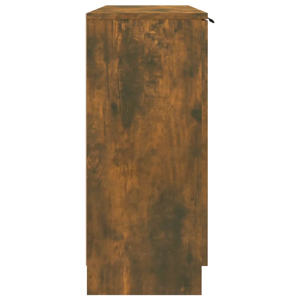Skjenk røkt eik 90,5x30x70 cm konstruert tre