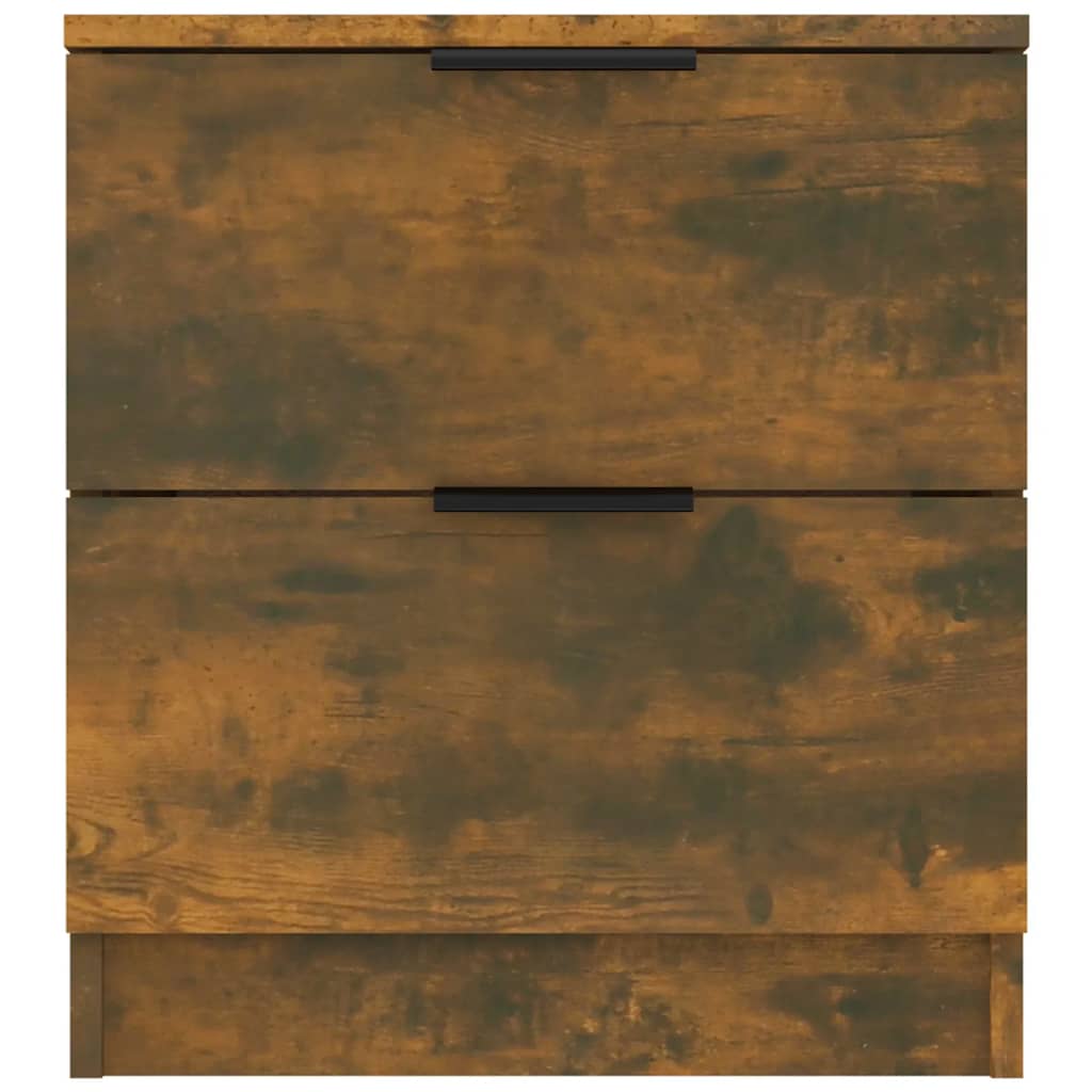 Nattbord 2 stk røkt eik konstruert tre