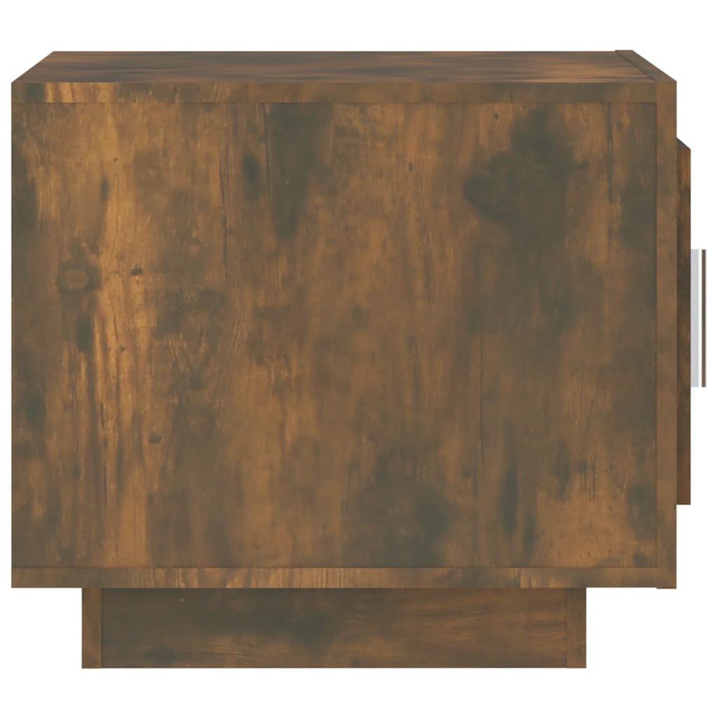 Salongbord røkt eik 51x50x45 cm konstruert tre