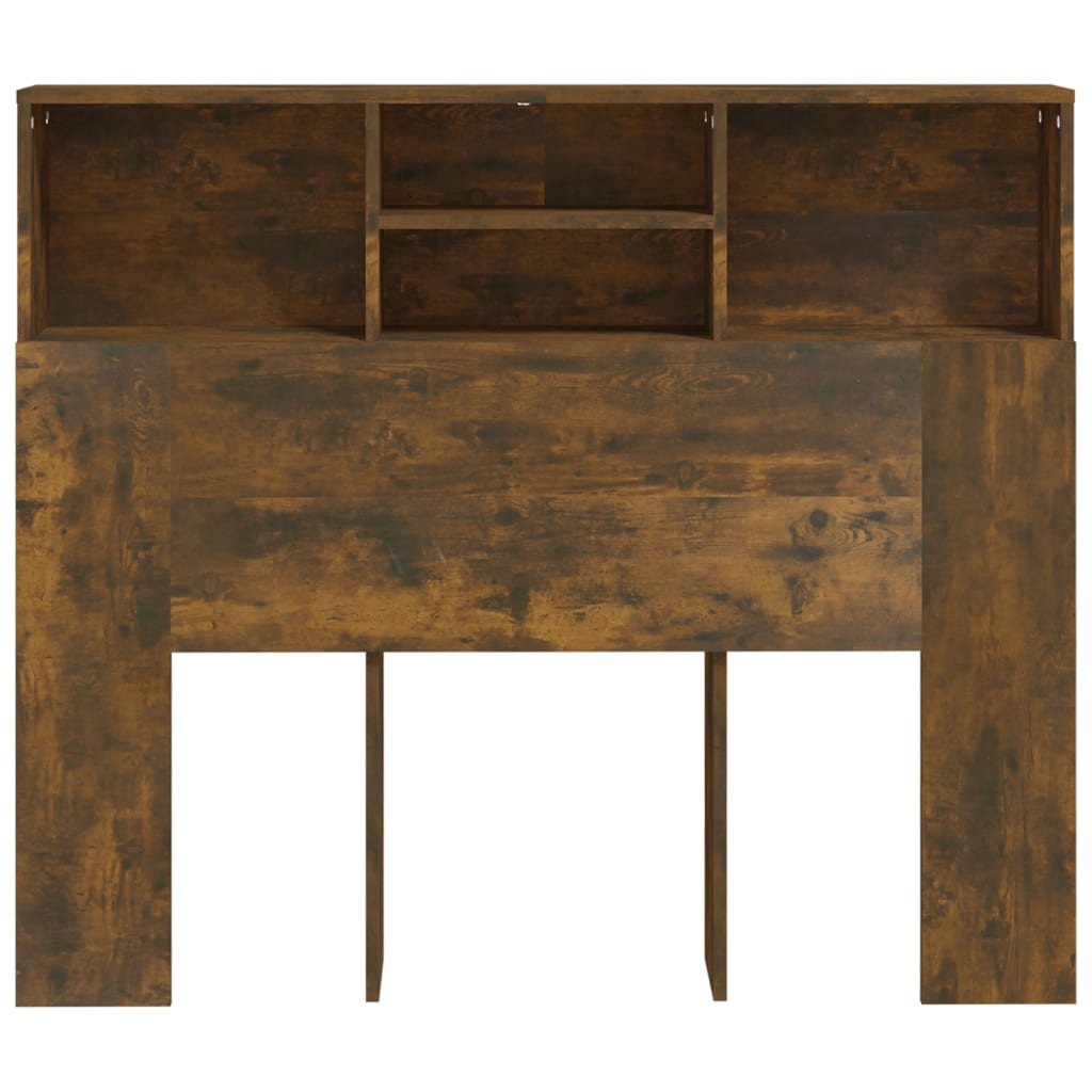 Sengegavlskap røkt eik 120x19x103,5 cm