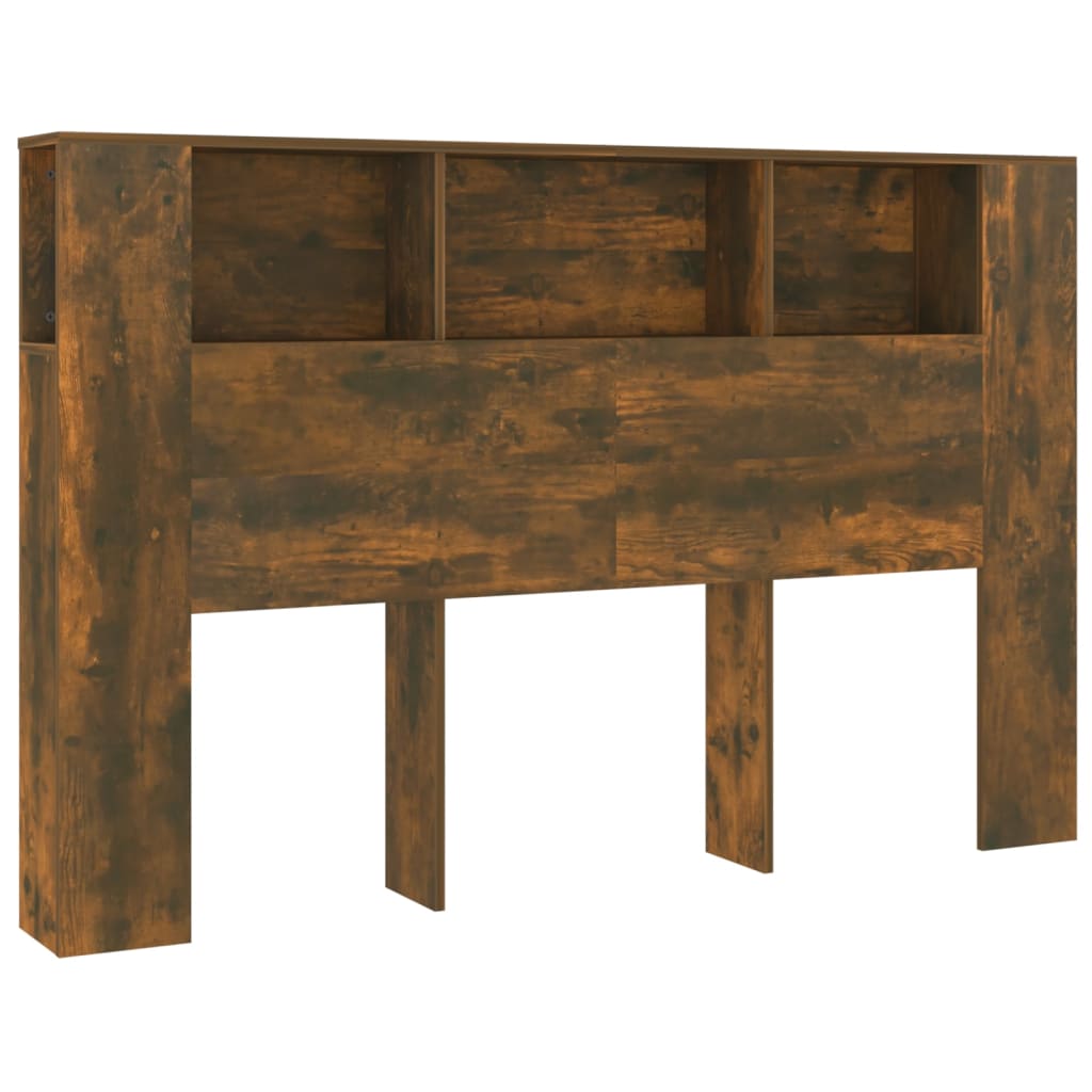 Sengegavlskap røkt eik 160x18,5x104,5 cm