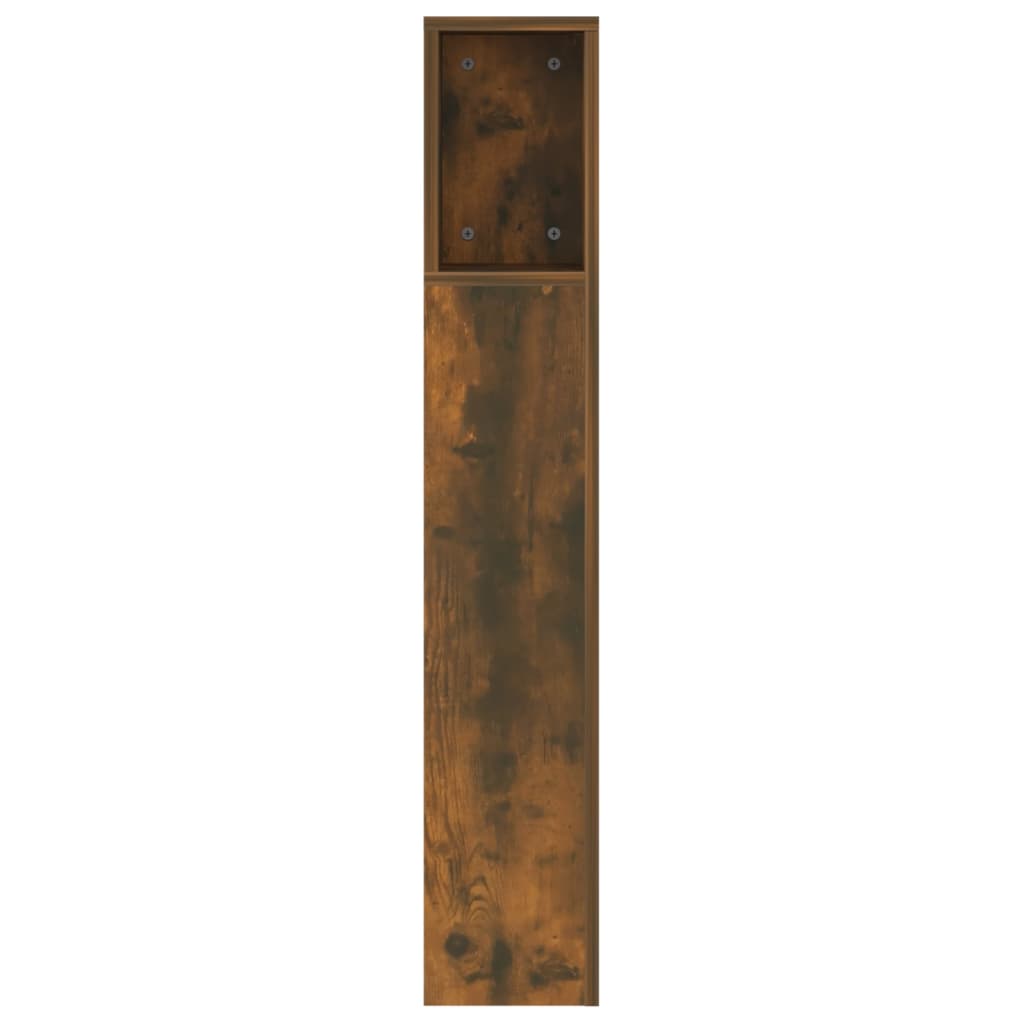 Sengegavlskap røkt eik 160x18,5x104,5 cm