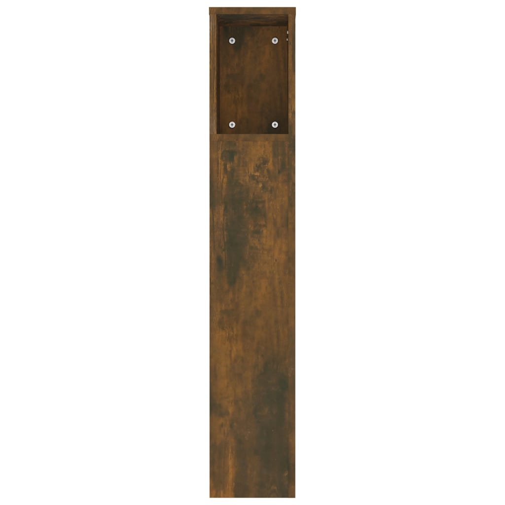 Sengegavlskap røkt eik 180x18,5x104,5 cm