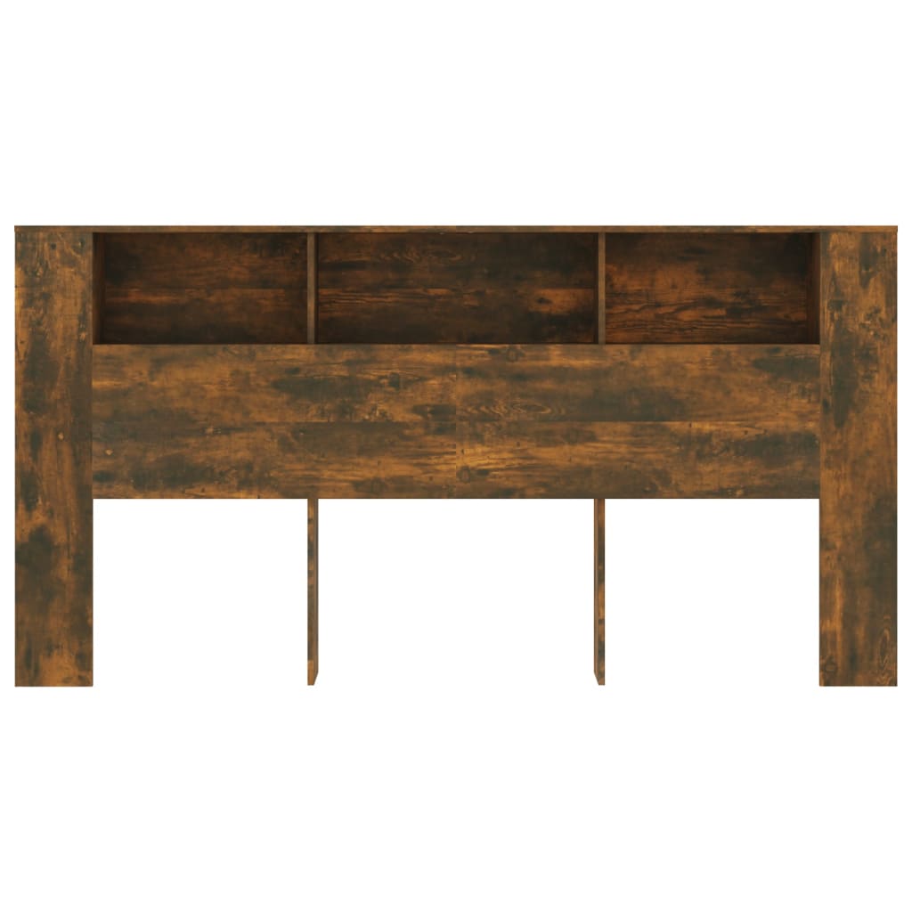 Sengegavlskap røkt eik 200x18,5x104,5 cm