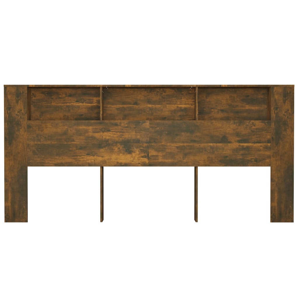 Sengegavlskap røkt eik 220x18,5x104,5 cm