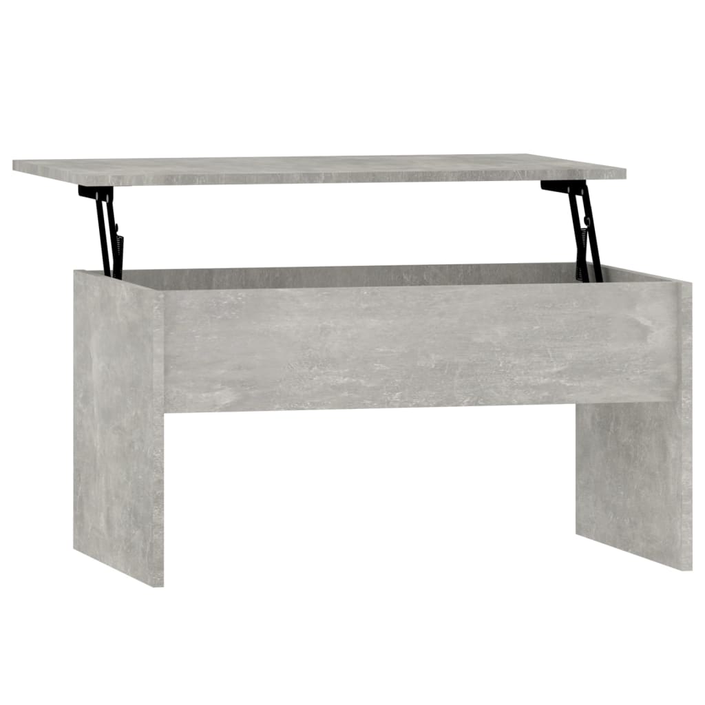 Salongbord betonggrå 80x50,5x41,5 cm konstruert tre
