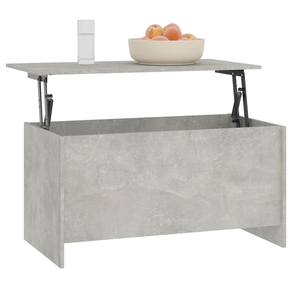Salongbord betonggrå 102x55,5x52,5 cm konstruert tre