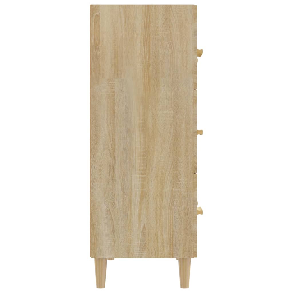 Skjenk sonoma eik 70x34x90 cm konstruert tre