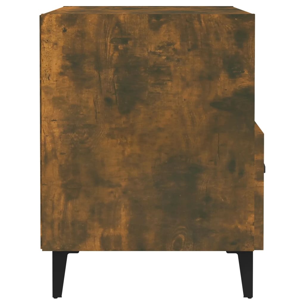 Nattbord 2 stk røkt eik konstruert tre