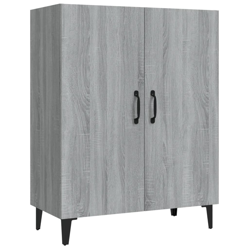Skjenk grå sonoma 70x34x90 cm konstruert tre
