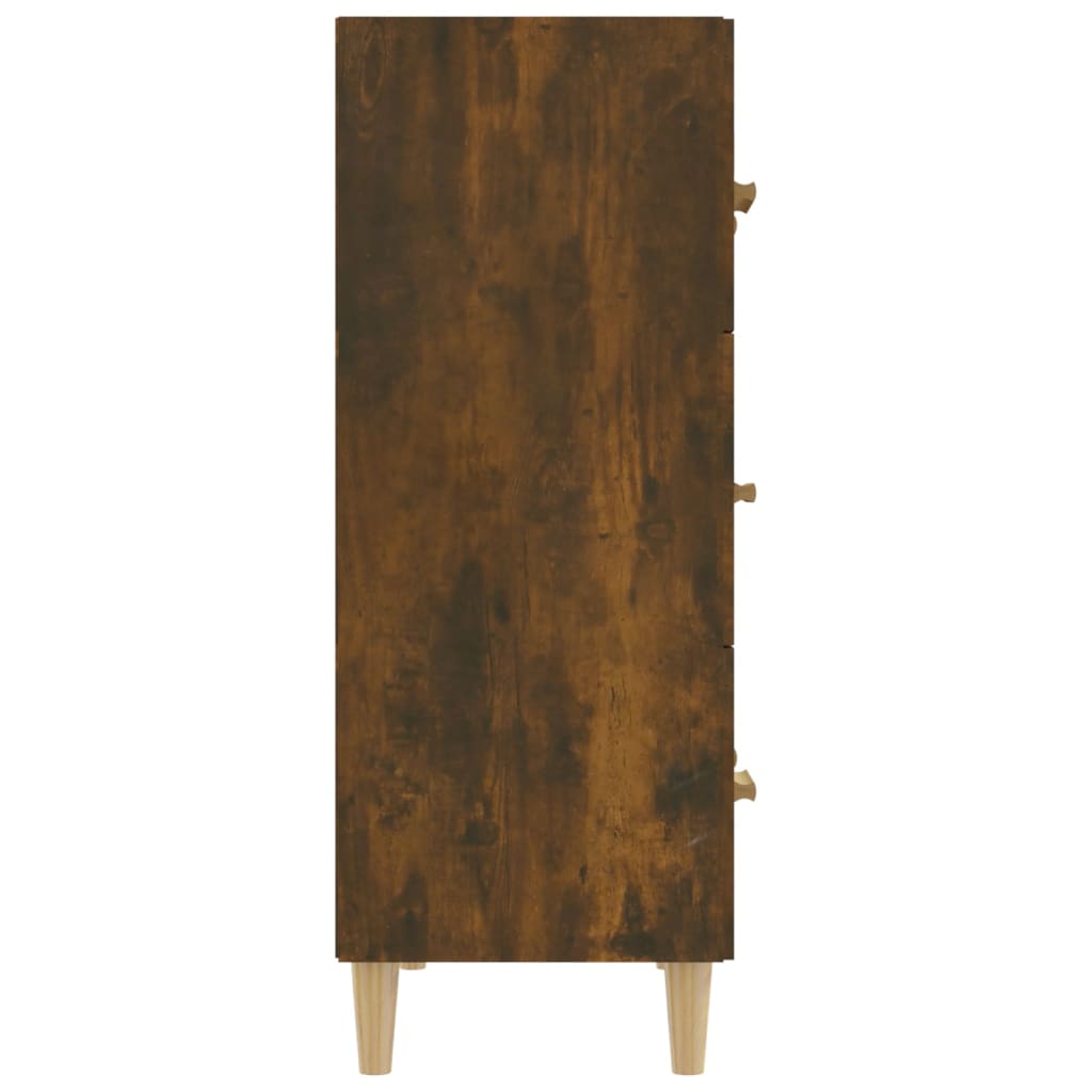 Skjenk røkt eik 70x34x90 cm konstruert tre