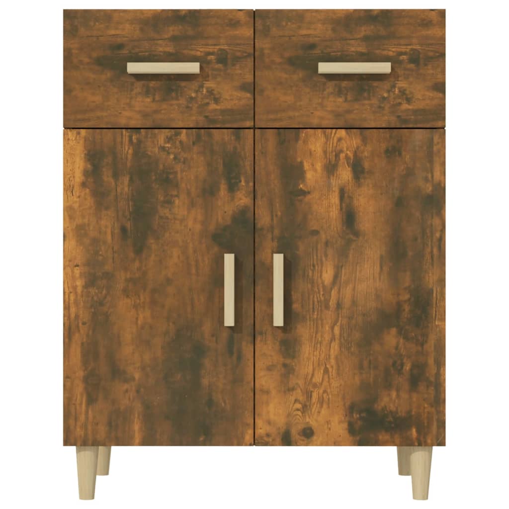 Skjenk røkt eik 69,5x34x89 cm konstruert tre