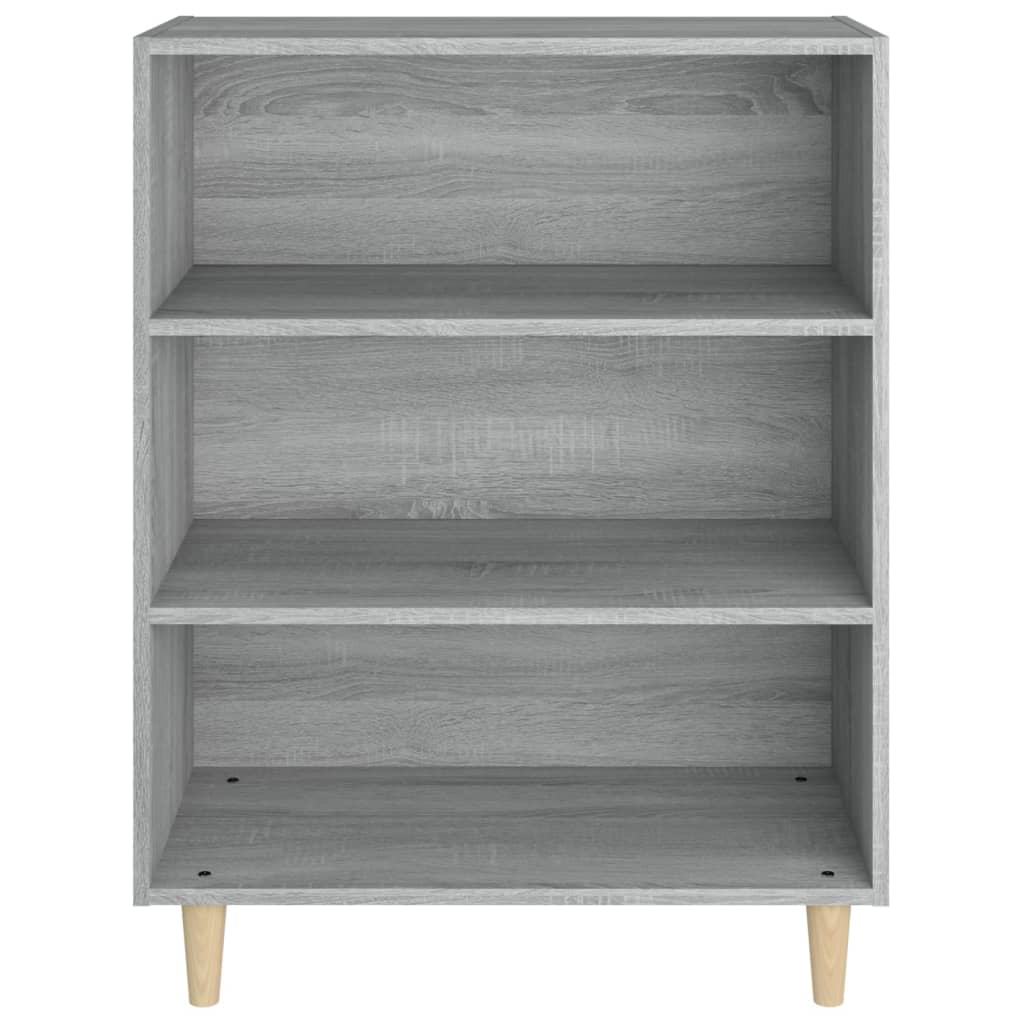 Skjenk grå sonoma 69,5x32,5x90 cm konstruert tre