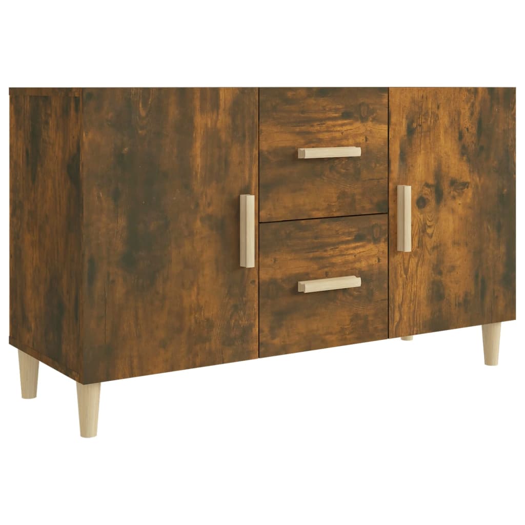 Skjenk røkt eik 100x36x60 cm konstruert tre