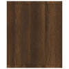 Bokhylle/TV-benk brun eik 143x30x36 cm konstruert tre