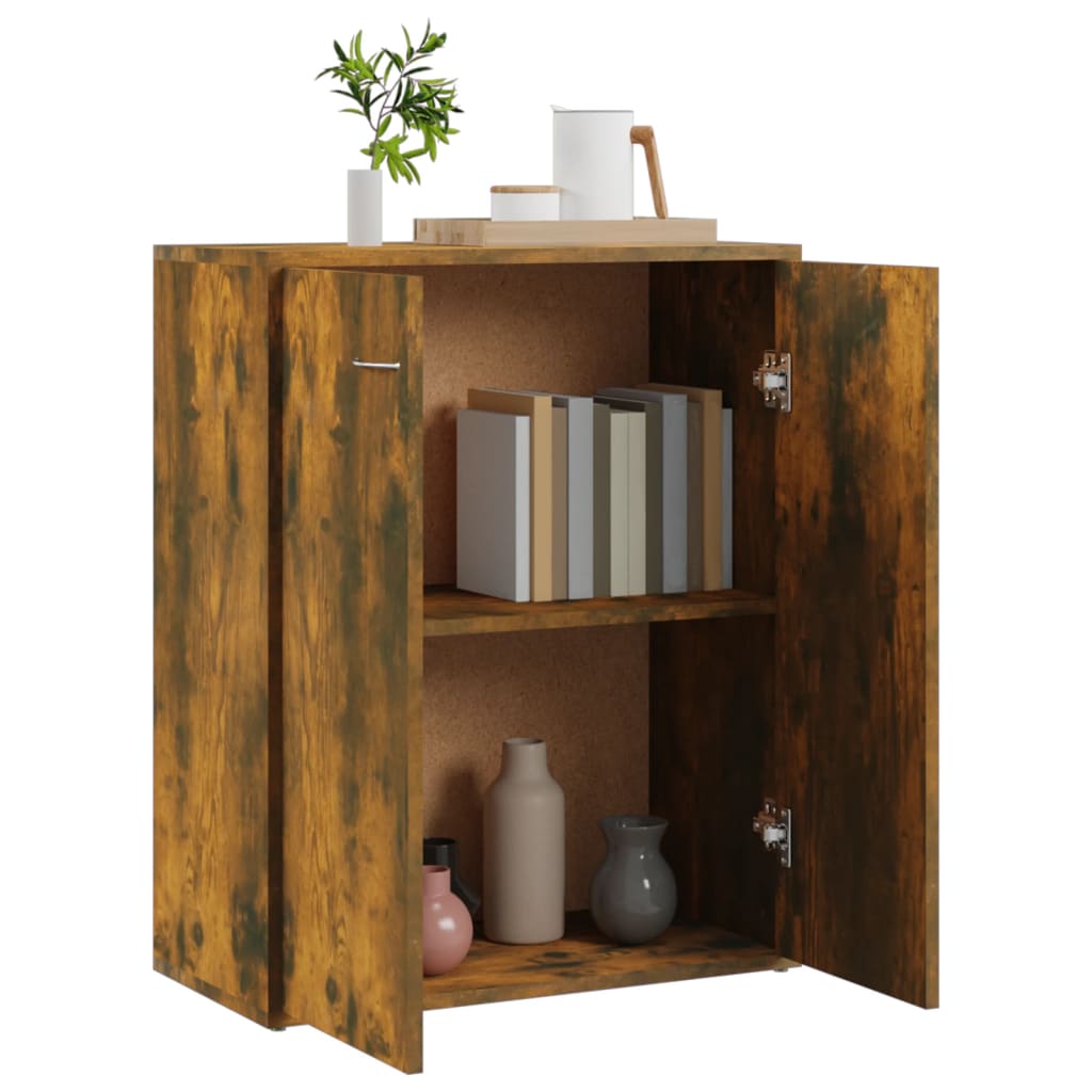 Skjenk røkt eik 60x30x75 cm konstruert tre