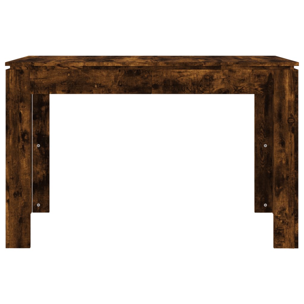 Spisebord røkt eik 120x60x76 cm konstruert tre