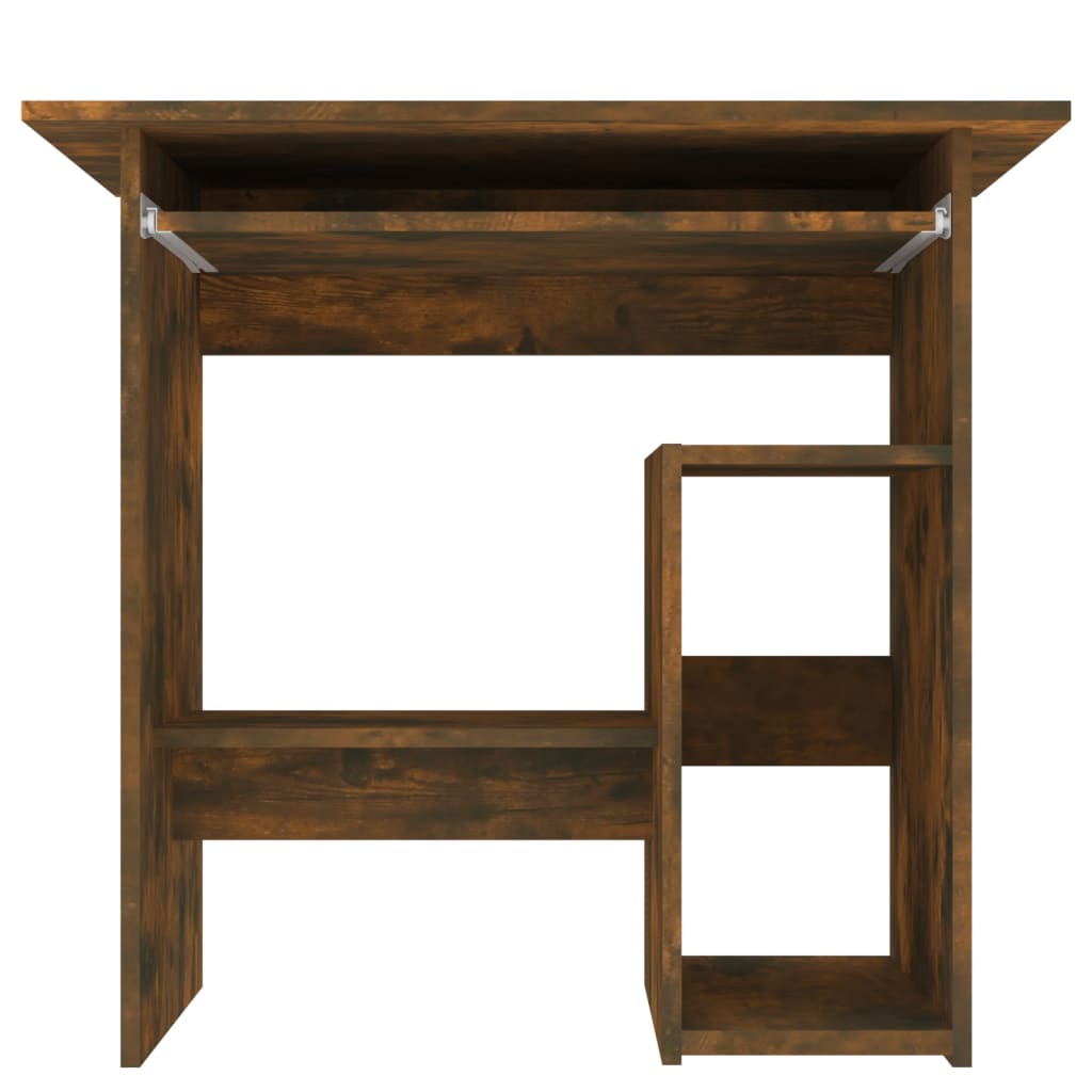 Skrivebord røkt eik 80x45x74 cm konstruert tre