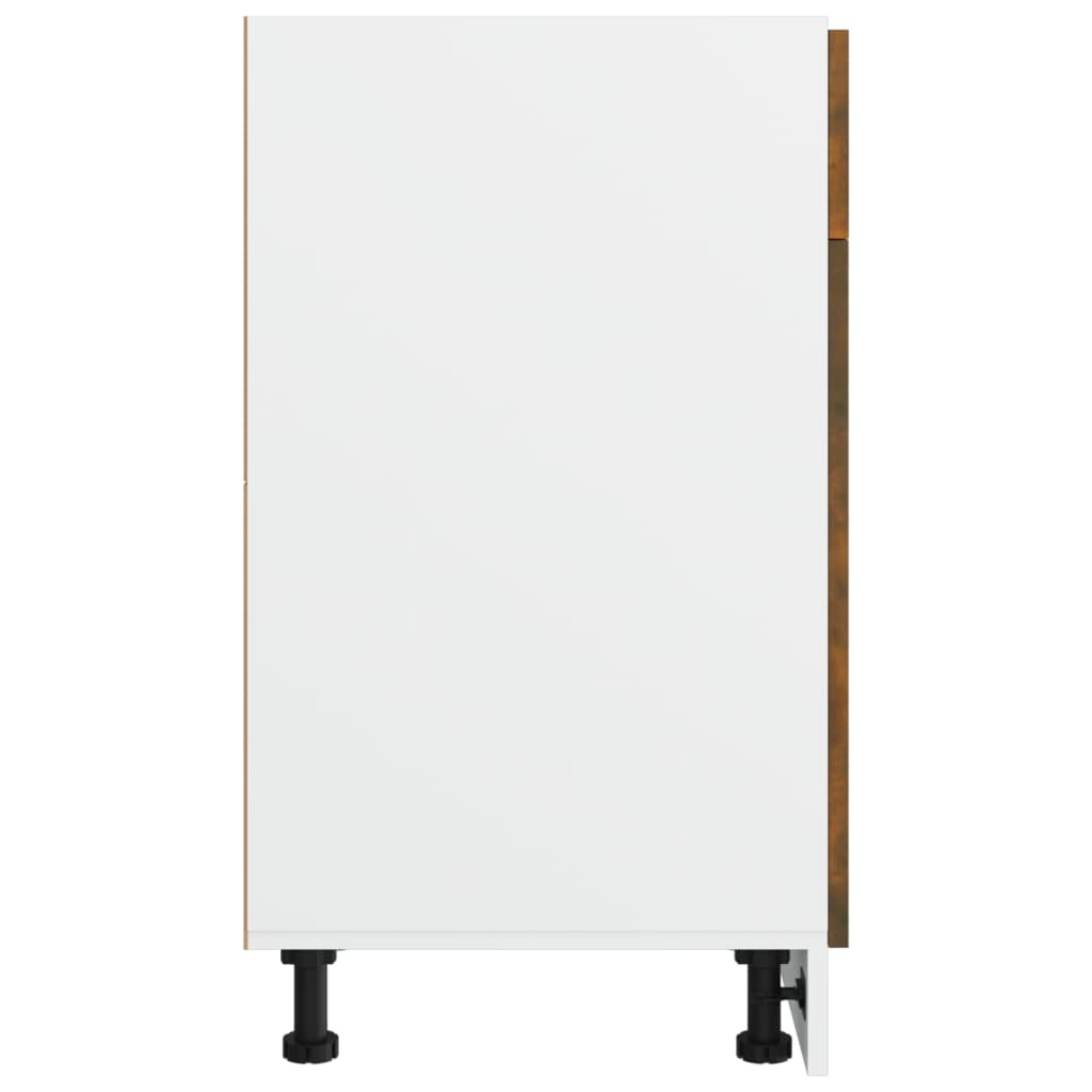 Underskap med skuff Lyon røkt eik 40x46x81,5 cm konstruert tre